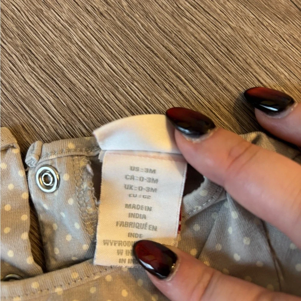 Gray Polka Dot Kids Casual Dress